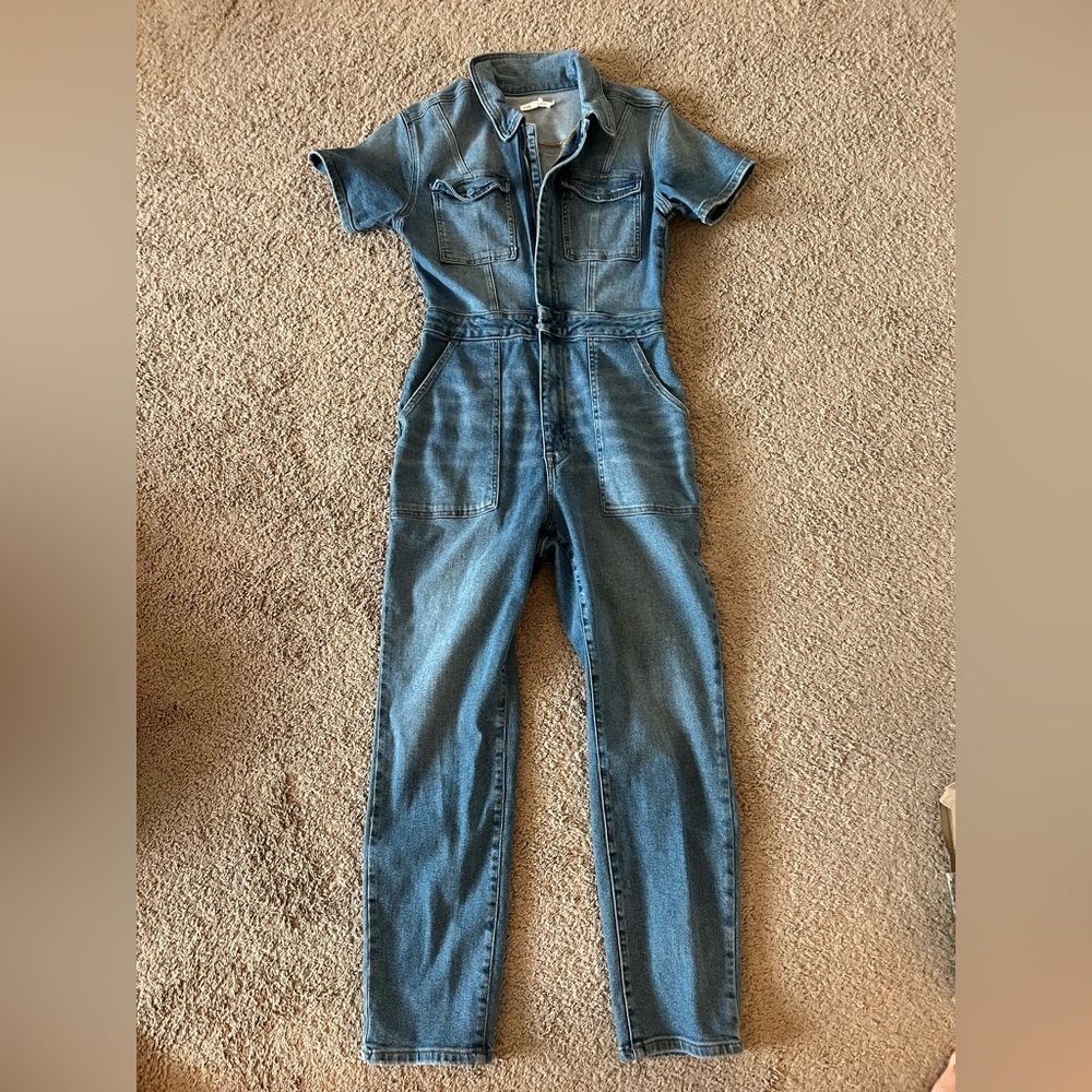 Good American Denim Jumpsuit